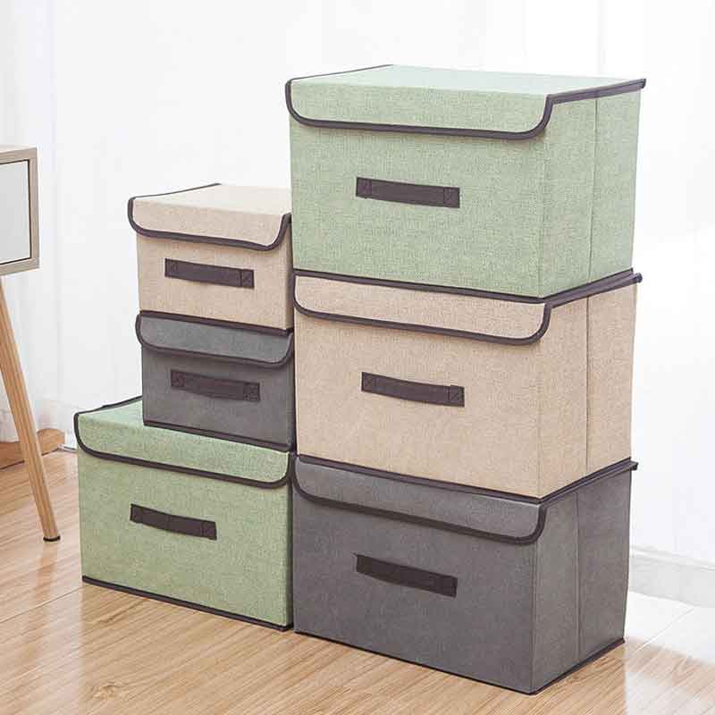 Breathable XL Fabric Storage Bins - Foldable Organizers for Clothes, Toys & Home