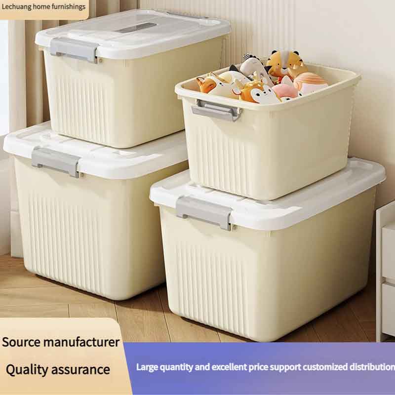 Plastic Storage Box XL - Bedding, Clothing & Toy Organizer | Home Storage Bin